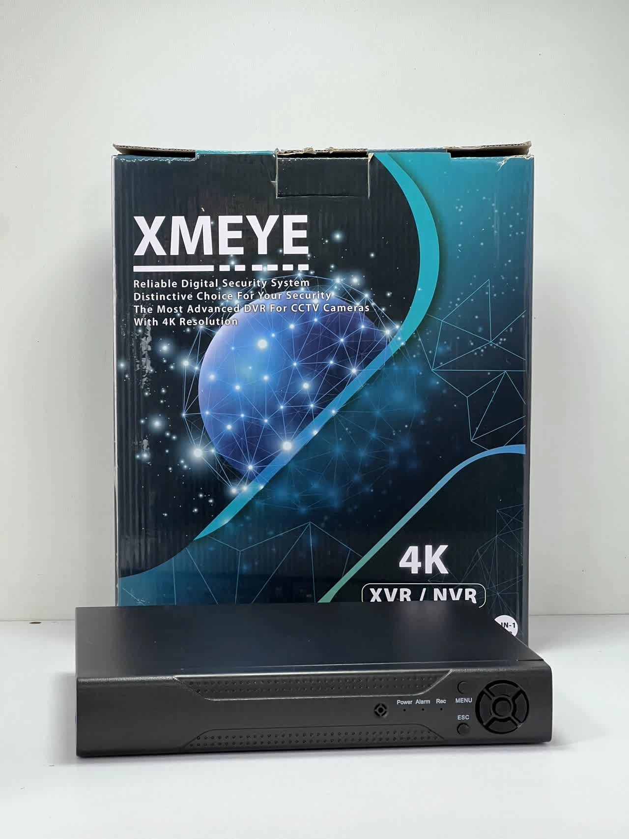 دستگاه ضبط XVR ۴ کانال ۵ مگاپیکسل XMEye Smart | تشخیص چهره | مناسب دوربین‌های آنالوگ AHD | H.265