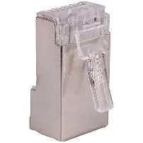 سوکت شبکه RJ45 دسته‌بندی Cat6 | کانکتور باکیفیت با پین‌های روکش طلا ضد اکسیداسیون